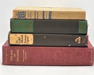 21 FourFirstEditionBooksincludingtheAgeofVoltaire
