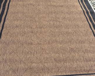53 Toscana710x10IndoorOutdoorAreaRugChestnutBlack