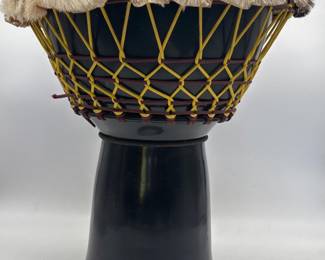 47 LargeHandcraftedDjembeDrumwithHideDrumhead