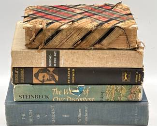 22 VintageBooksincludingSteinbeckLincolnsHerndon