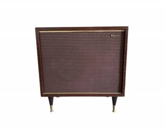 39 VintageMagnavoxMidCenturyStereoSpeakerCabinet