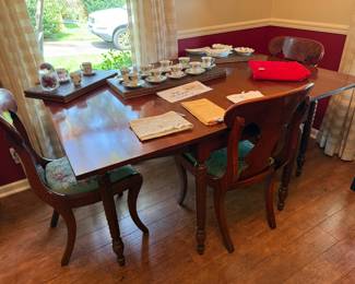 Antique dining room table