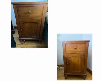 244 pairofsolidwoodwinecabinetdrawerd