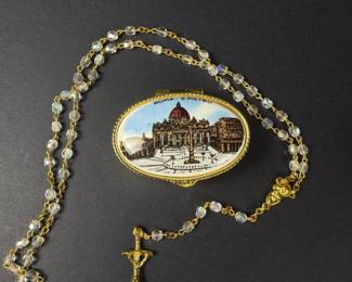 010 vintagecatholicrosaryandstpetersb