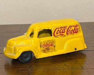 076 vintagediecastyellowcocacoladelive