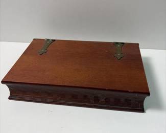 245 woodendecorativebookstorageboxwith