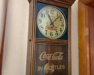 378 vintagecocacolawallclock