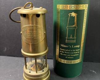 249 classicwelshminerslampbrassreplica