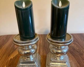 202 luminaragreenmovingflameledcandles