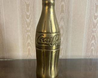 023 vintagebrasscocacolabottle8collect