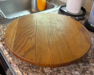 417 solidoakwoodenlazysusanturntable