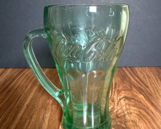 228 cocacolagreenglassmug