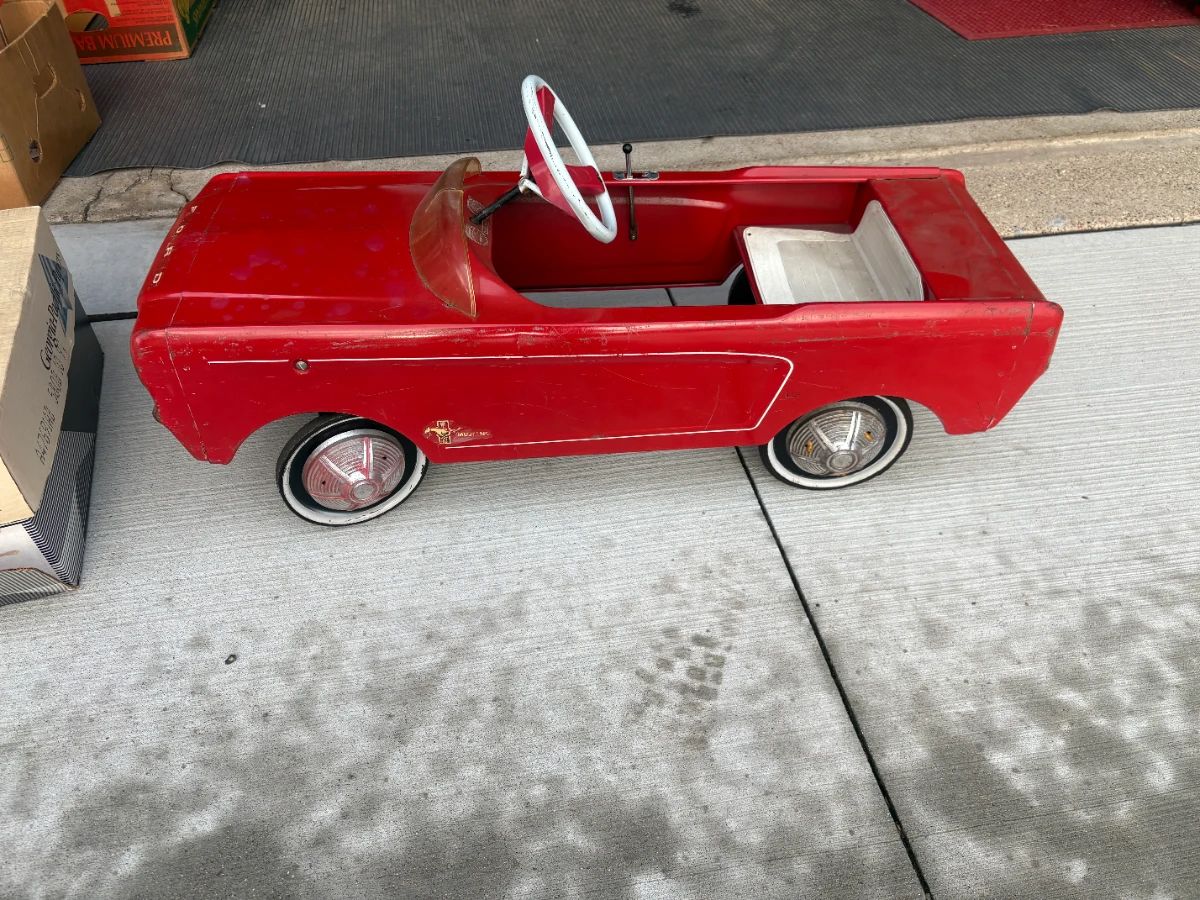 . . . 1959 Mustang pedal car -- rare find!.