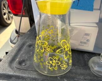 . . . another vintage glass pitcher