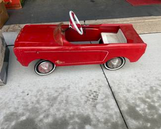 . . . 1959 Mustang pedal car -- rare find!.