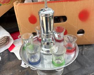 . . . vintage shot-glass set