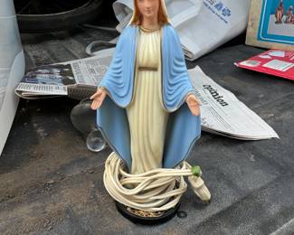 . . . vintage light-up Madonna