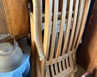 . . . QEII antique deck chair
