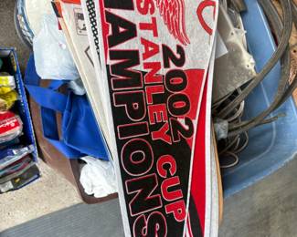 . . . Red Wing Stanley Cup banner
