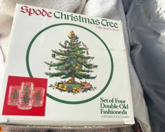 . . . more Spode glasses