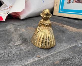 . . . vintage English brass bell