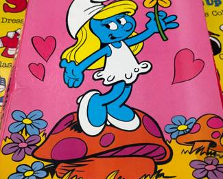 . . . Smurfette Colorforms set