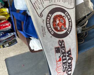 . . . 1984 Tiger World Series pennant