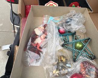 . . . vintage Christmas ornaments