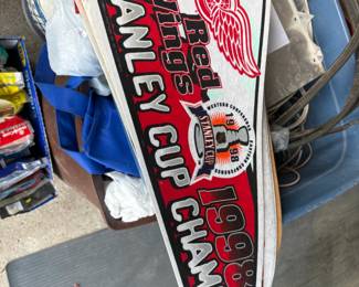 . . . Red Wing Stanley Cup pennant
