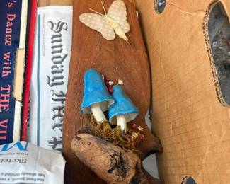 . . . mushroom driftwood