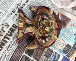 . . . vintage fish ash tray