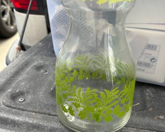. . . vintage glass pitcher