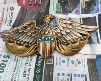 . . . eagle plaque