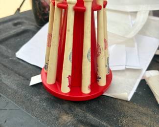 . . . MLB vintage bat rack