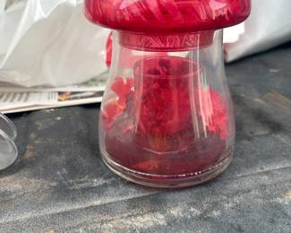 . . . vintage mushroom jar
