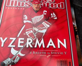 . . . Sports Ilustrated Yzerman magazine