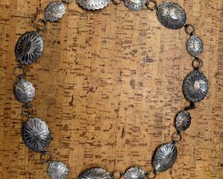 Sterling silver belt