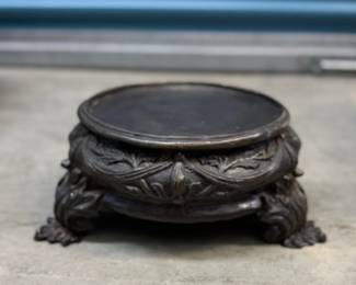 Antique cast iron plant stand