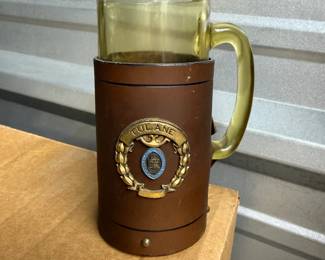 Mid-Century Tulane University beer stein