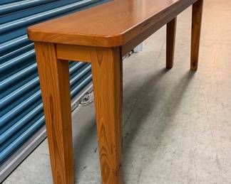 Cypress console table about 6' long