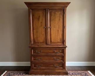 Drexel Heritage armoire with drawers--very fine condition
