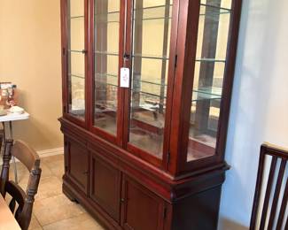 Large china cabinet
