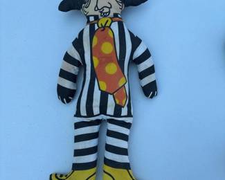 117 vintagemcdonaldshamburglarplush