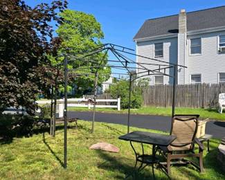 019 8x7ftsteeloutdoorscreengazeboframe