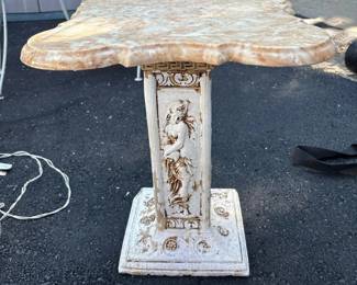 122 ornatemarbletoppedestaltable