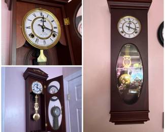 093 stratfordmanor31daychimewallclock