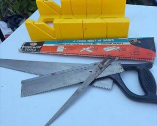 101 vintageworkshoptools4piecesawsetw