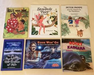 MCJ039 Six Children’s Hawaiian Hardcover Books