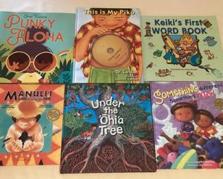 MCJ132 Six Children’s Hawaiian Hardcover Books