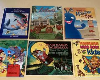 MCJ038 Six Children’s Hawaiian Hardcover Books